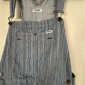 Wrangler Denim Striped Women’s Overalls
